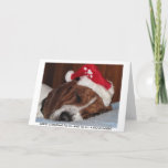 Basset Hound Christmas Card<br><div class="desc">Basset hound Christmas card</div>