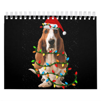 basset hound christmas funny basset hound dog love calendar