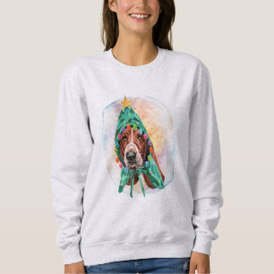 Basset Hound Christmas Gifts For Dog Lovers Sweatshirt