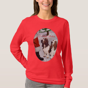 Basset Hound Christmas Gifts T-Shirt