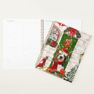 Basset Hound Christmas Planner