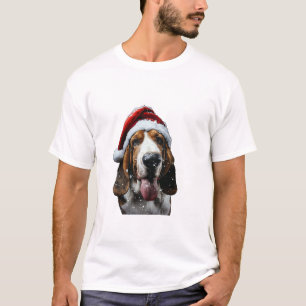 Basset Hound Christmas T-Shirt