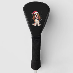 Basset Hound Christmas Tank Top Golf Head Cover