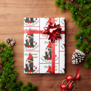 Basset Hound Christmas Wrapping Paper
