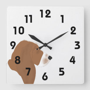 Basset Hound Clock