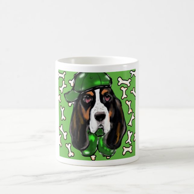 Basset Hound Coffee Mug (Center)