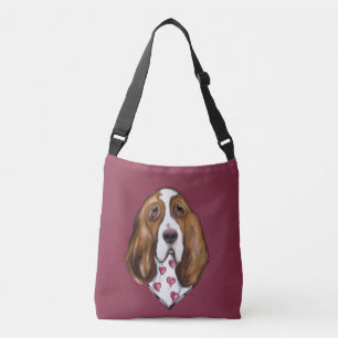 Basset Hound Crossbody Bag