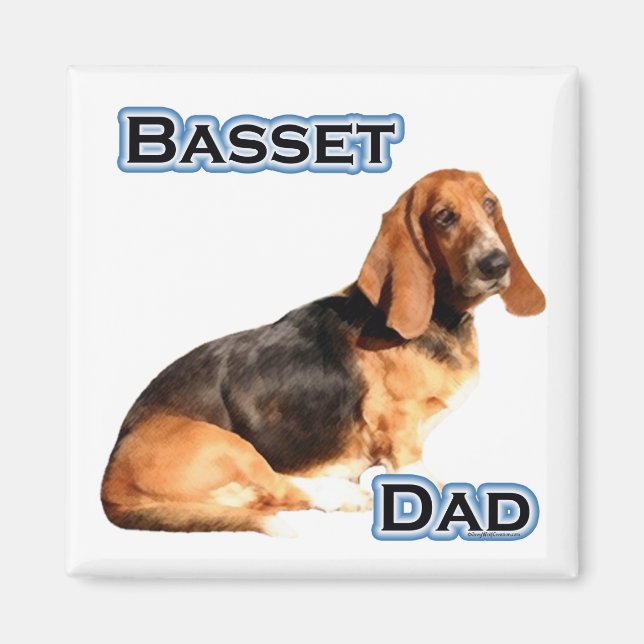 Basset Hound Dad 4 - Magnet (Front)