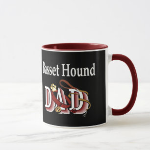 Basset Hound Dad Gifts Mug