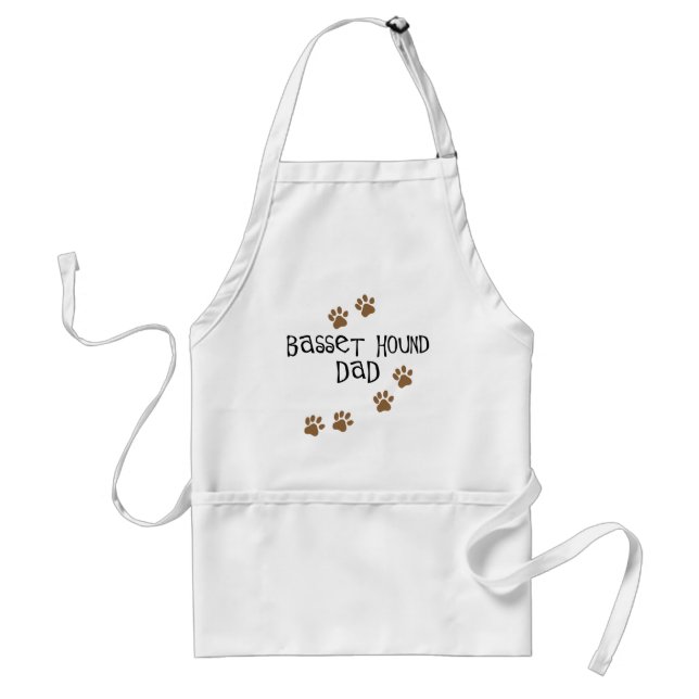 Basset Hound Dad Standard Apron (Front)