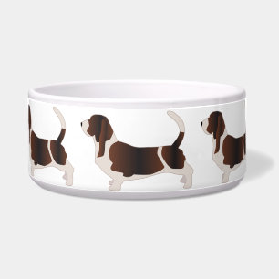 Basset Hound Dog Breed Silhouette Illustration