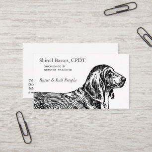 Basset Hound Dog Business Card