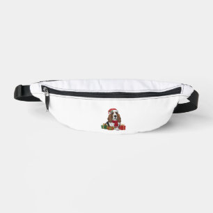 Basset Hound Dog Christmas Parties Santa Dog Lover Fanny Pack