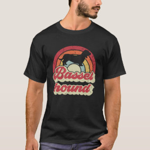 Basset Hound Dog For Men Women Basset Hound Vinta T-Shirt