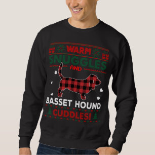 Basset Hound Dog Lovers Christmas Ugly Christmas S Sweatshirt