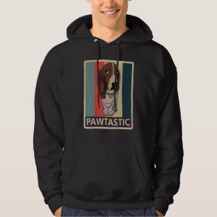 Basset Hound Dog Mom Walk Dog Sayings Breeder 5 Hoodie