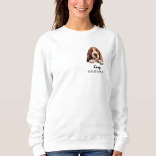 Basset Hound Dog Personalized T-Shirt Sweatshirt