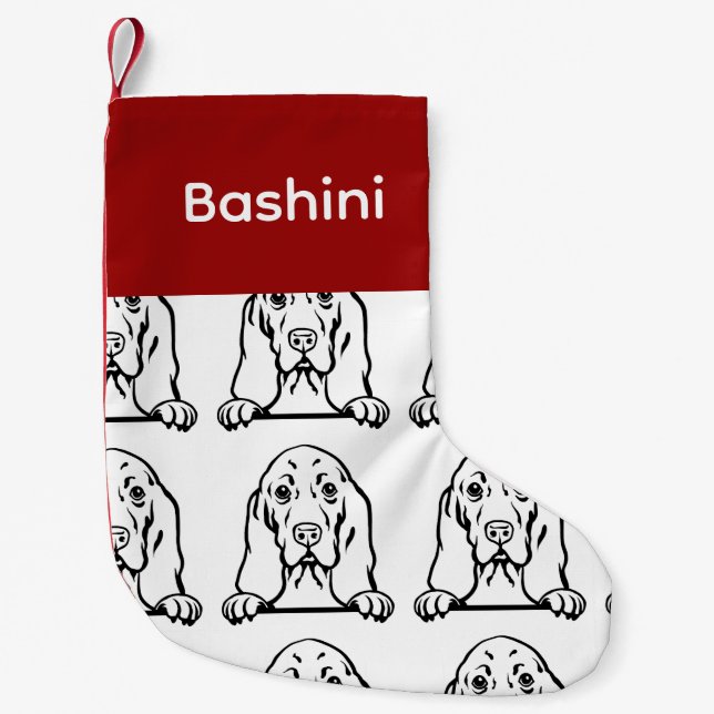 Basset Hound dog socks Customized dog Socks - Put  (Front)
