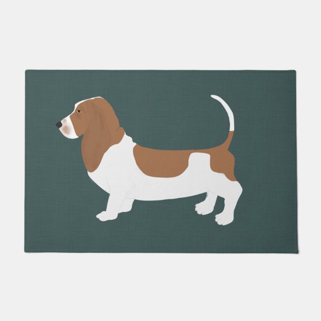 Basset Hound Doormat (Front)