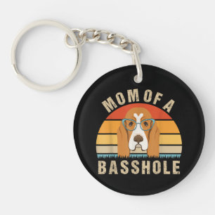 Basset Hound Féminin Présente Maman Drôle D'un Bas