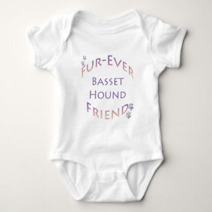 Basset Hound Furever Baby Bodysuit