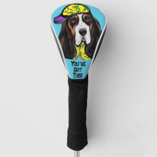 Basset Hound  Golf Head Cover