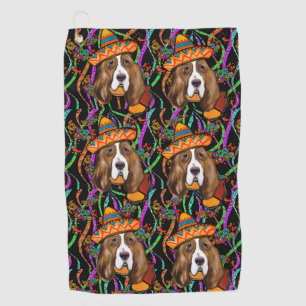 BASSET HOUND GOLF TOWEL