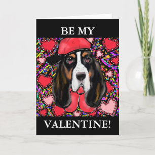Basset Hound Holiday Card
