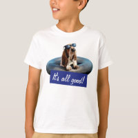 Basset Hound In Sunglasses
