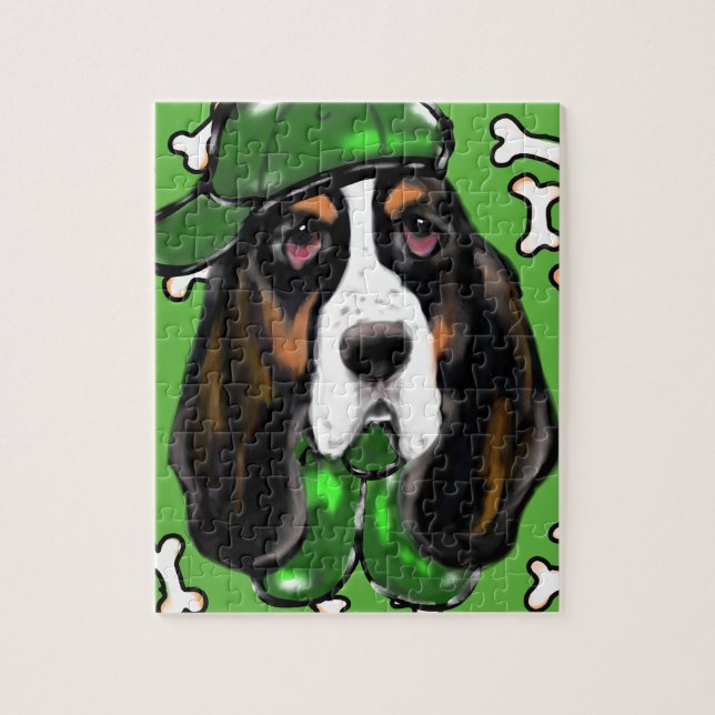 Basset Hound Jigsaw Puzzle (Vertical)