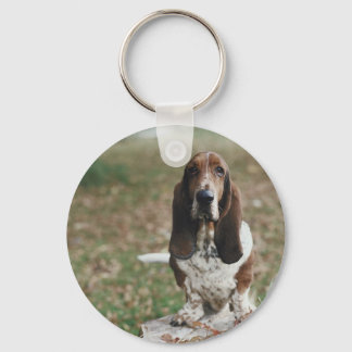 Basset Hound Keychain
