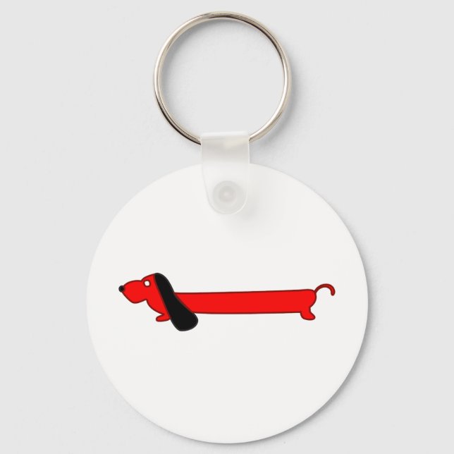 BASSET HOUND KEYCHAIN (Front)