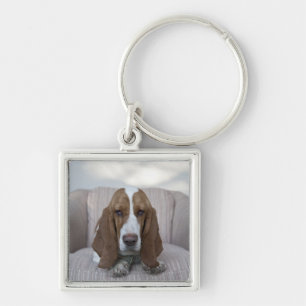 Basset Hound Keychain