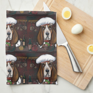 BASSET HOUND KITCHEN TOWEL
