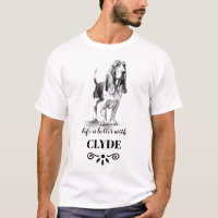 Basset Hound Life is better with Custom Dog Name