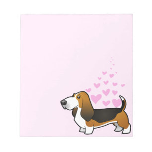 Basset Hound Love Notepad