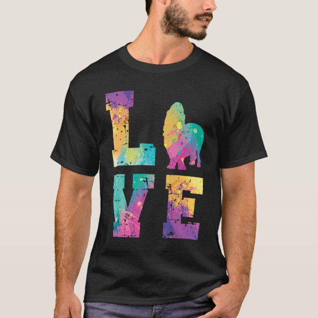 Basset Hound Love T-Shirt (Front)