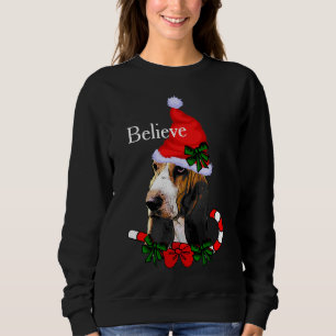Basset Hound Lovers Christmas Sweatshirt