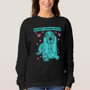 Basset Hound Mom Dog Owner Basset Hound Sweatshirt