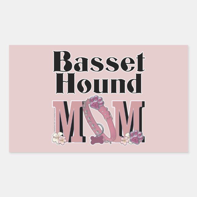 Basset Hound MOM Sticker (Front)