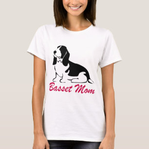 Basset Hound Mom T-Shirt