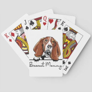 Basset Hound Mommy Playing Cards