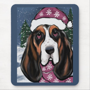 BASSET HOUND MOUSE PAD
