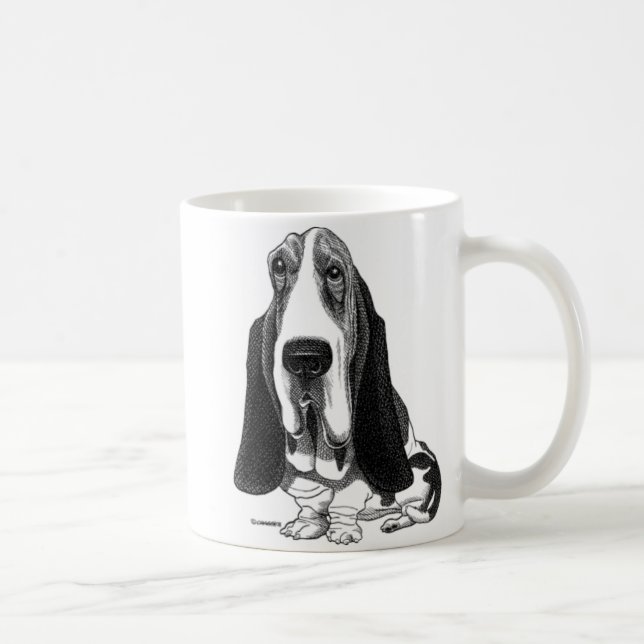 Basset Hound Mug (Right)