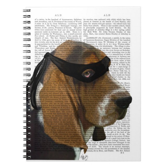 Basset Hound Ninja Notebook (Front)
