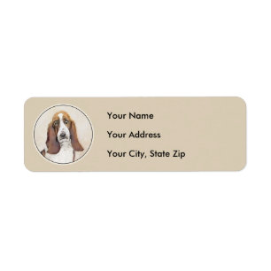 Basset Hound Painting - Cute Original Dog Art