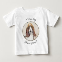Basset Hound Painting - Cute Original Dog Art