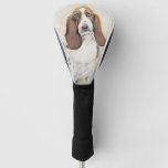 Basset Hound Painting - Cute Original Dog Art Golf Head Cover