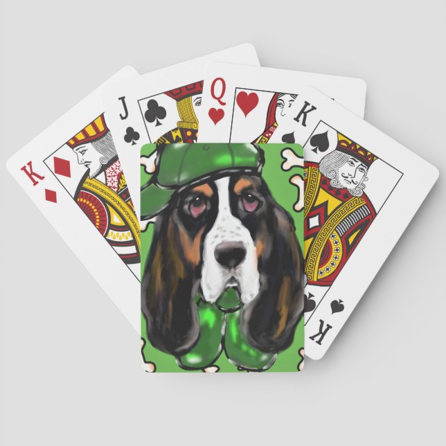 Basset Hound Playing Cards (Back)
