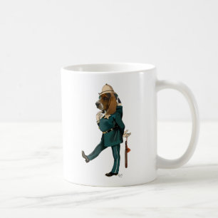 Basset Hound Policeman Coffee Mug
